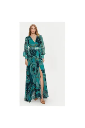 Rochie dama - 303690755 - Poliester - Verde