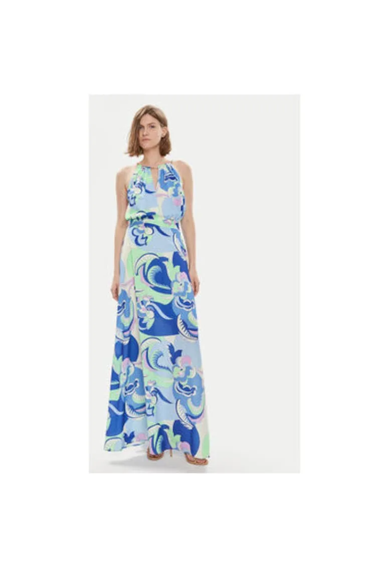 Rochie dama - 303693084 - Poliester - Albastru