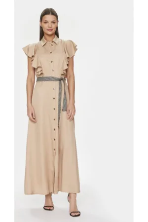 Rochie dama - 303693886 - Lyocell - 46 EU - Bej