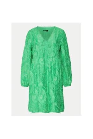 Rochie dama - 303698706 - Viscoza/Poliester/Poliamida - Verde