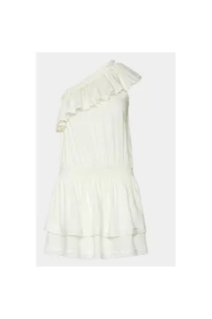 Rochie dama - 303700515 - Viscoza - Alb