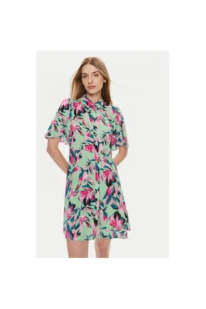 Rochie dama - 303709518 - Verde - Viscoza