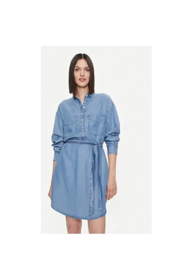 Rochie dama - 303802394 - Lyocell - Albastru