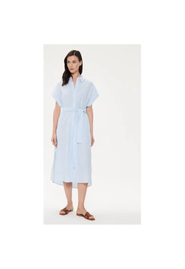 Rochie dama - 303802479 - Bumbac/In - Albastru