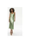 Rochie dama -  303807078 - Poliester/Poliester reciclat - Verde