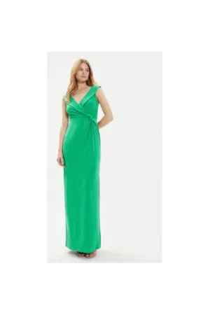 Rochie dama - 303838942 - Poliester - Verde