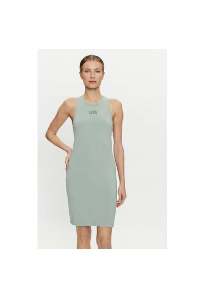 Rochie dama - 303841546 - Bumbac - Verde