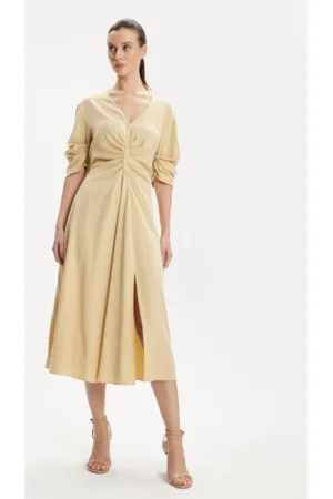 Rochie dama - 303845377 - Tencel - 42 EU - Bej