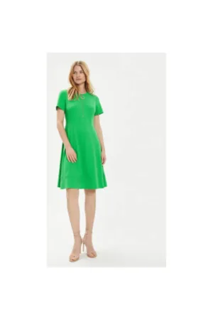 Rochie dama - 303880682 - Poliester - Verde