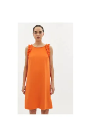 Rochie dama - 303880767 - Poliester - Portocaliu