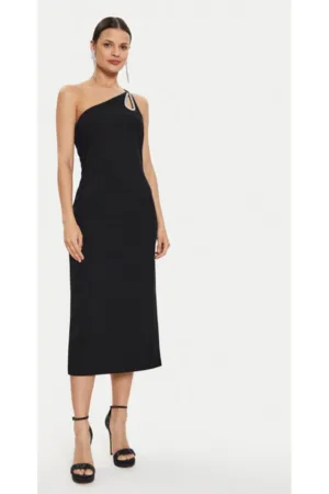 Rochie dama - 303880859 - Poliester - Negru