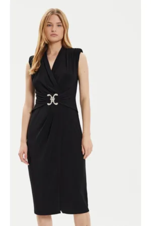 Rochie dama - 303880866 - Poliester - 34 EU - Negru