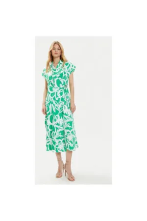Rochie dama - 303880927 - Poliester - Verde