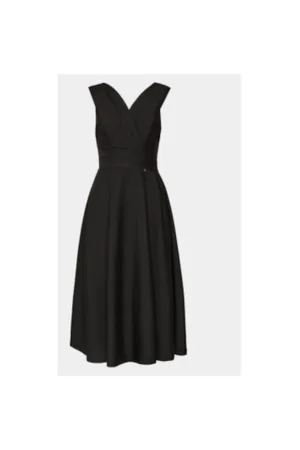 Rochie dama - 303885755 - Poliester - Negru