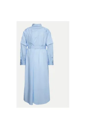Rochie dama - 303891176 - Bumbac organic - Albastru