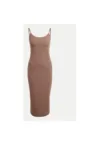 Rochie dama -  303899875 - Viscoza/Bumbac/Elastan - Maro
