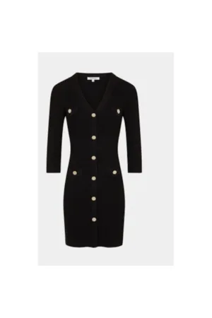 Rochie dama - 303917791 - Viscoza/Poliamida - Negru