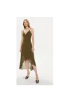 Rochie dama -  303918880 - Poliester reciclat/Poliester - 38 EU - Maro