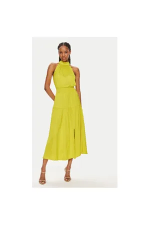 Rochie dama -  303918903 - Poliester reciclat/Poliester - 44 EU - Galben