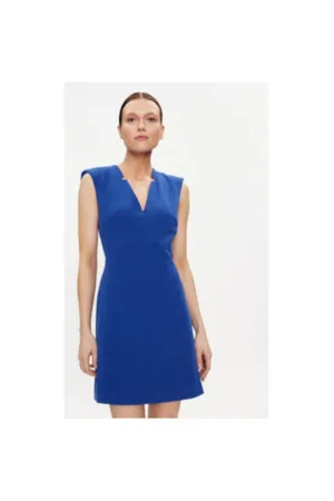 Rochie dama - 303919078 - Poliester/Viscoza - 42 EU - Albastru