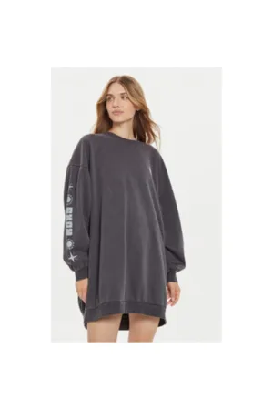 Rochie dama - 303983727 - Bumbac/Poliester - Gri