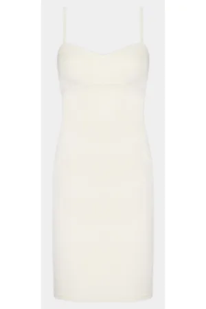 Rochie dama - 303995225 - Ecru - Bumbac