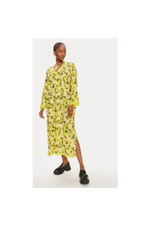 Rochie dama - 304000355 - Poliester - Galben