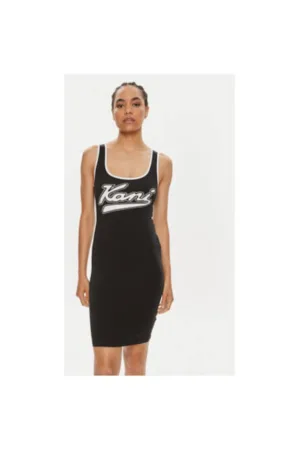 Rochie dama - 304002090 - Bumbac - M INTL - Negru