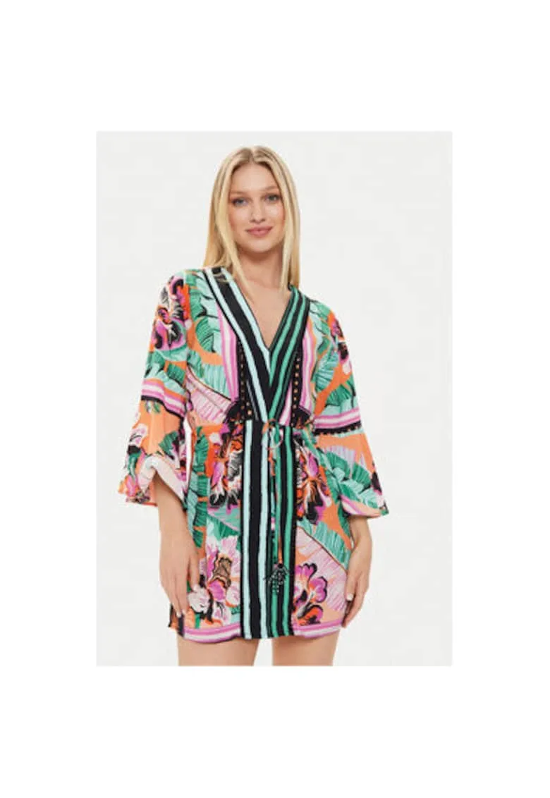 Rochie dama - 304019715 - Viscoza - Multicolor