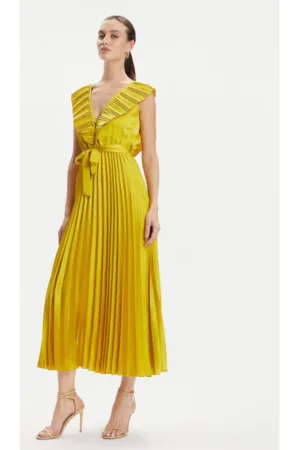 Rochie dama -  304080234 - Poliester - Galben