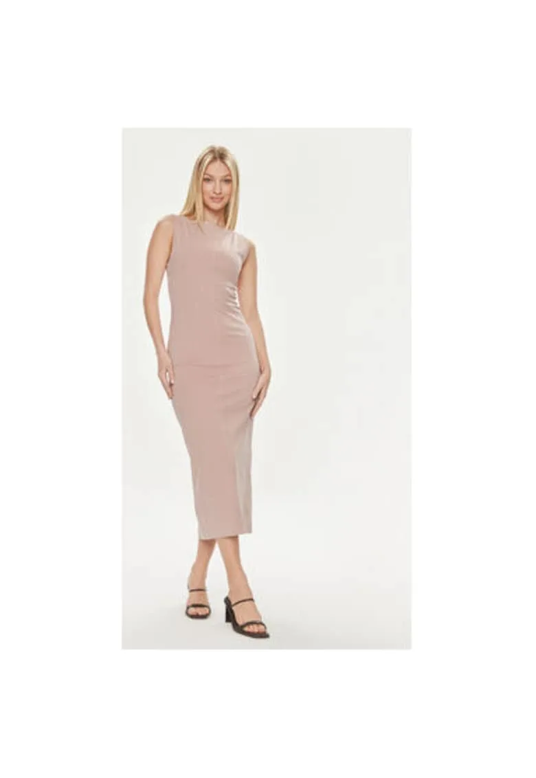Rochie dama - 304150272 - Bumbac/Poliamida - Bej