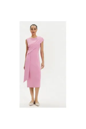 Rochie dama - 304164989 - Poliester - Roz