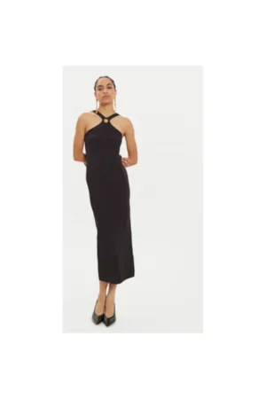 Rochie dama -  304176555 - Viscoza/Poliester - Negru