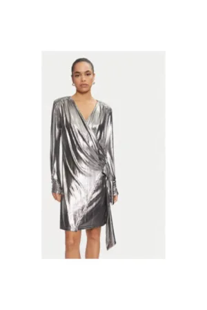 Rochie dama -  304176692 - Poliester - Argintiu