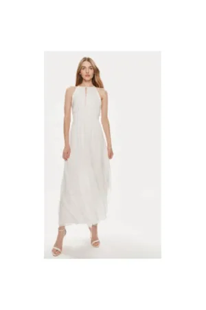 Rochie dama -  304193798 - Viscoza/Matase - Alb