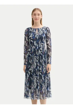 Rochie dama -  304193941 - Poliester reciclat - Albastru