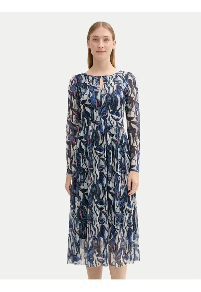 Rochie dama -  304193941 - Poliester reciclat - Albastru