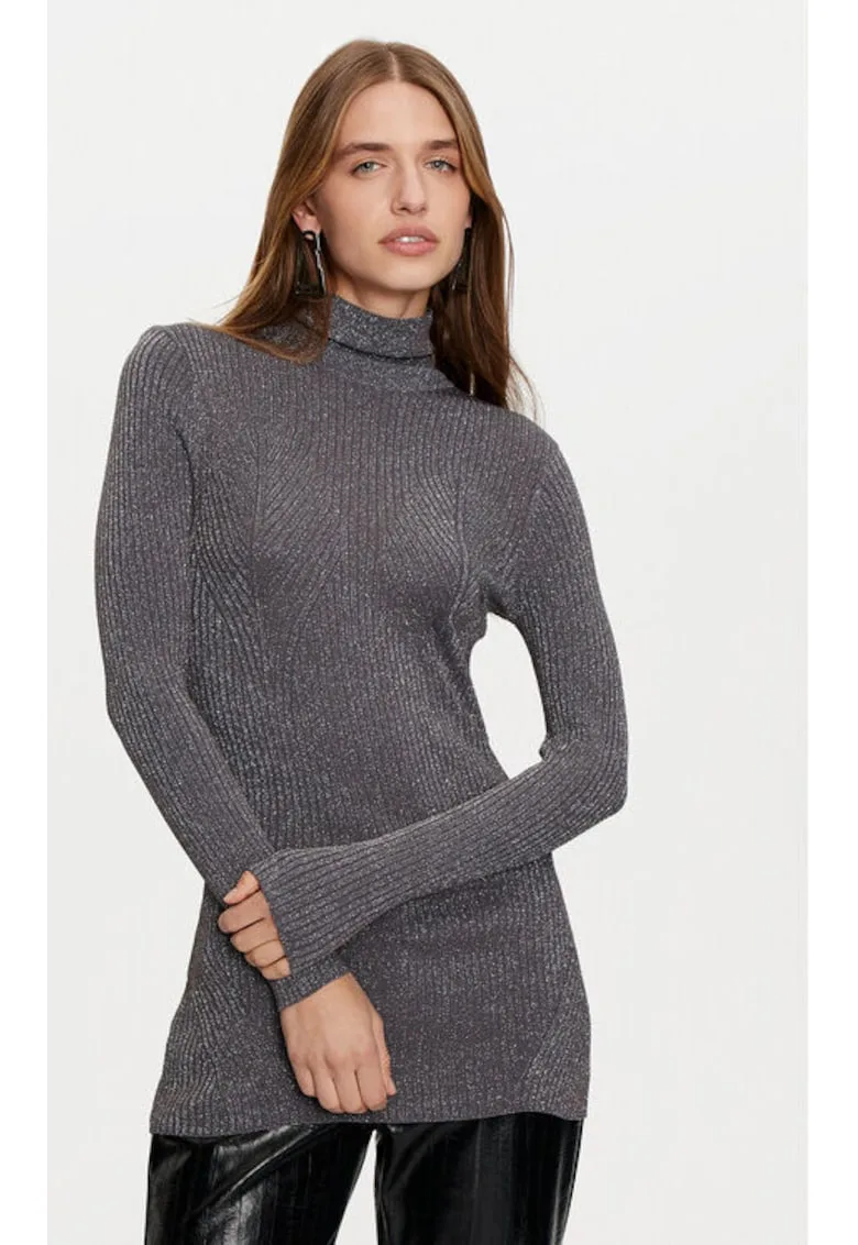 Rochie dama - 304202391 - Viscoza/Poliamida - Gri