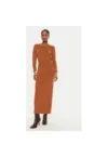 Rochie dama -  304202568 - Poliester/Viscoza/Poliamida - XS INTL - Maro