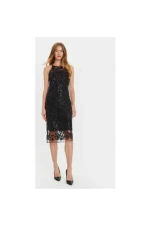 Rochie dama - 304216688 - Poliester - Negru