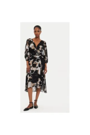 Rochie dama - 304218750 - Poliester - Negru