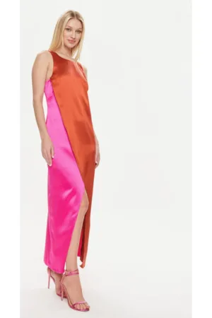 Rochie dama - 304227486 - Poliester - Portocaliu