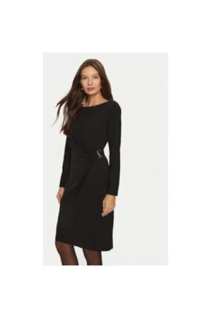 Rochie dama - 304268304 - Poliester - Negru