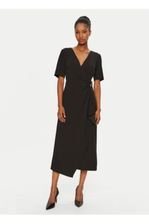 Rochie dama - 304268342 - Poliester - Negru