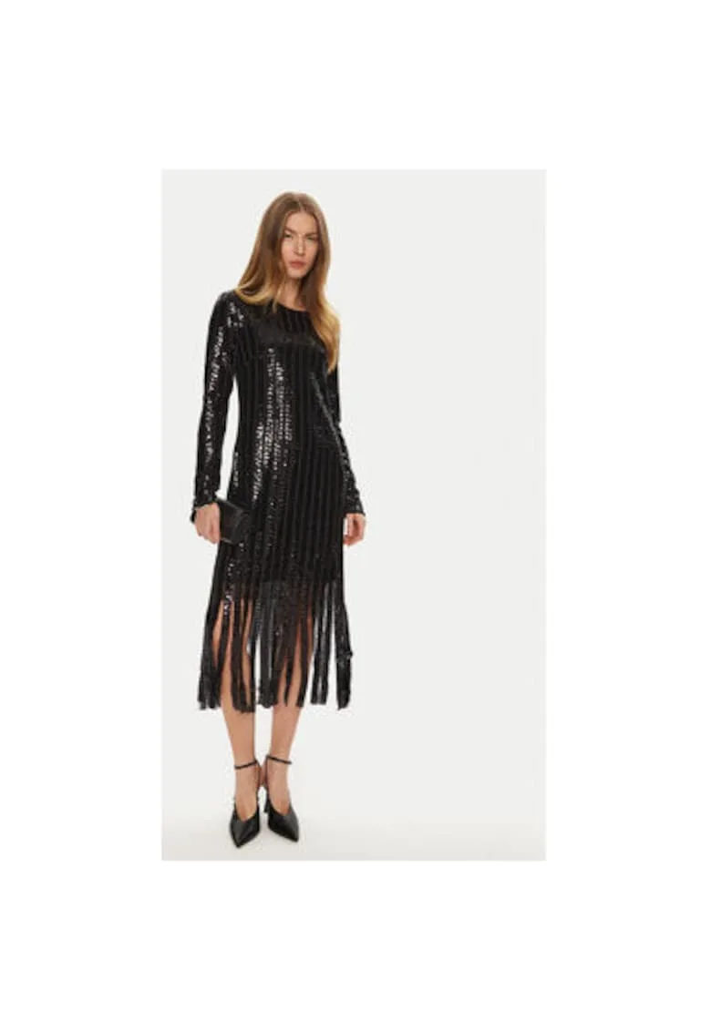 Rochie dama - 304286988 - Poliester - Negru