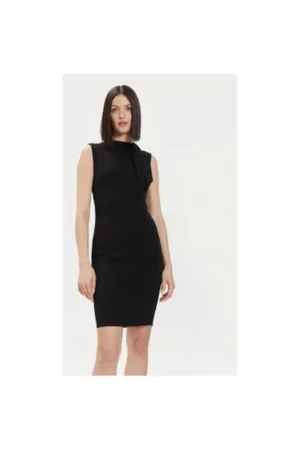 Rochie dama - 304300844 - Poliester - Negru