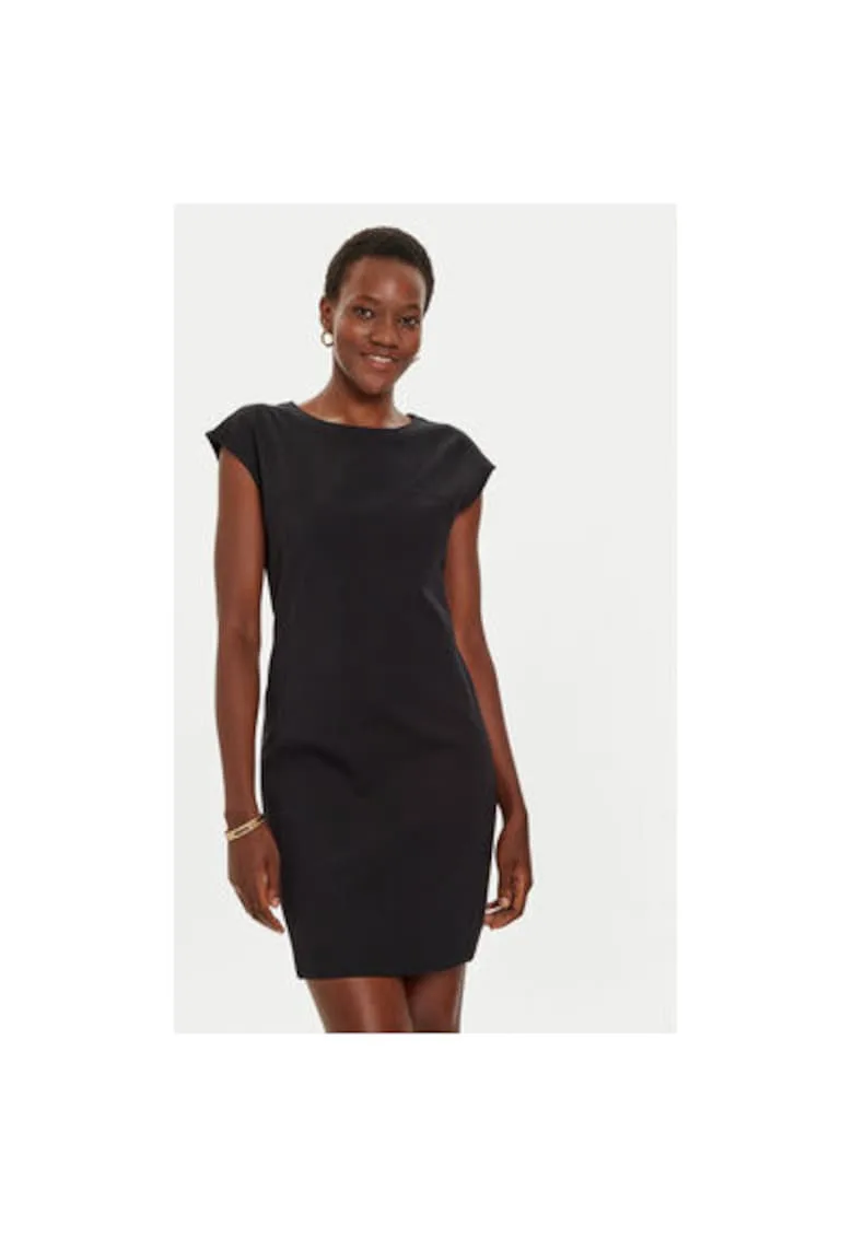 Rochie dama - 304302909 - Viscoza/Nylon - Negru