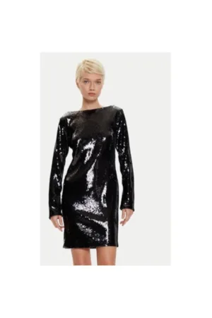Rochie dama - 304334108 - Poliester - Negru