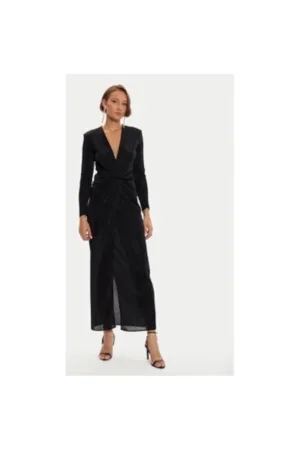 Rochie dama - 304361531 - Poliamida/Fibre metalice - Negru