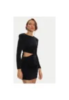 Rochie dama -  304361630 - Poliamida/Fibre metalice - Negru